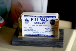 Fillman Insurance Business Card